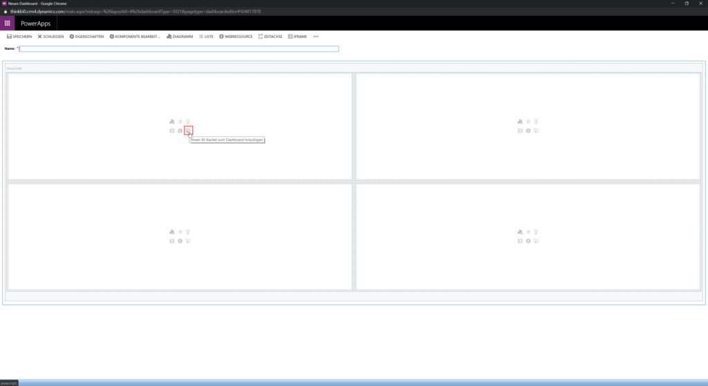 Dashboard Power BI-Kacheln hinzufügen