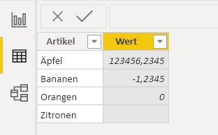 Beispiel Quelldaten