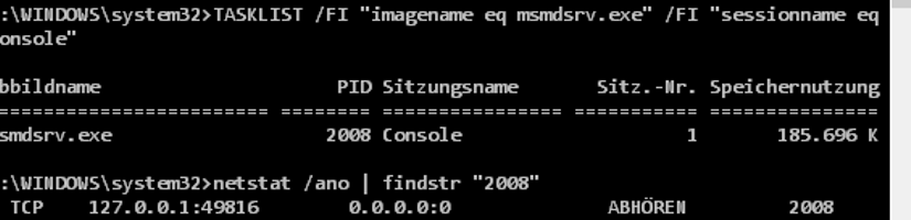 Der lokale Power BI Desktop Port