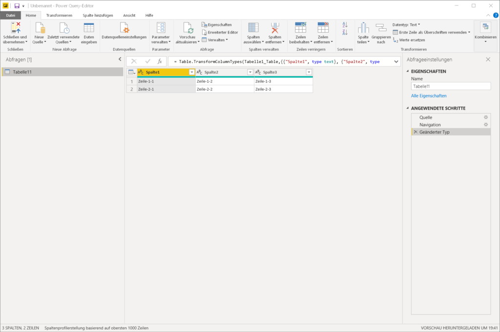 Power Query Datenimport für Base64-String Konvertierung