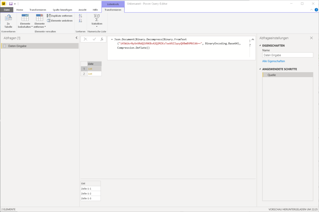 Power Query Json.Document