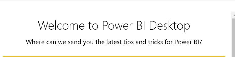 Power BI Desktop Anmeldeformular deaktivieren