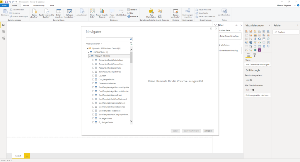 Business Central Navigator