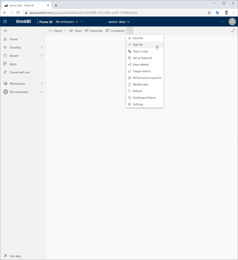 add dashboard title