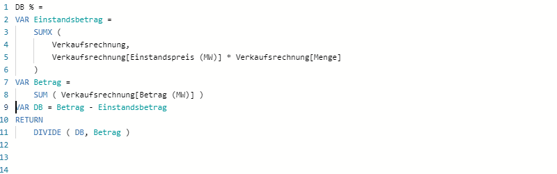 Zeilenkommentar umschalten