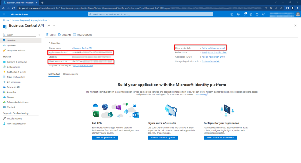 Application IDs