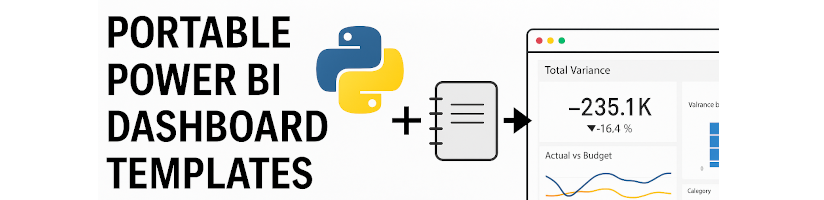 Portable Power BI Dashboard Templates with Fabric Notebooks (PoC)