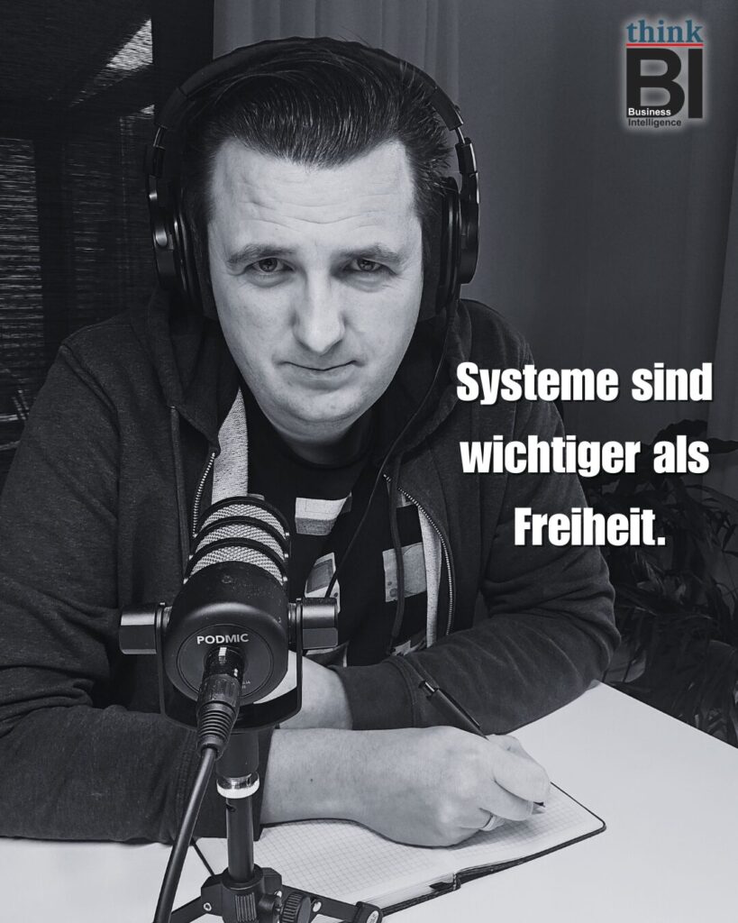 Systeme sind wichtiger als Freiheit.
