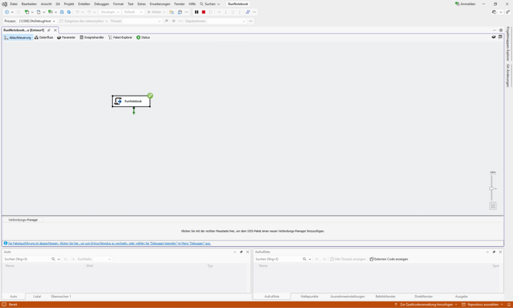 SSIS – erfolgreiche Skript-Task-Ausführung