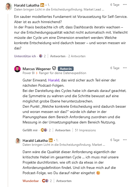 LinkedIn Kommentar Harald Lakatha