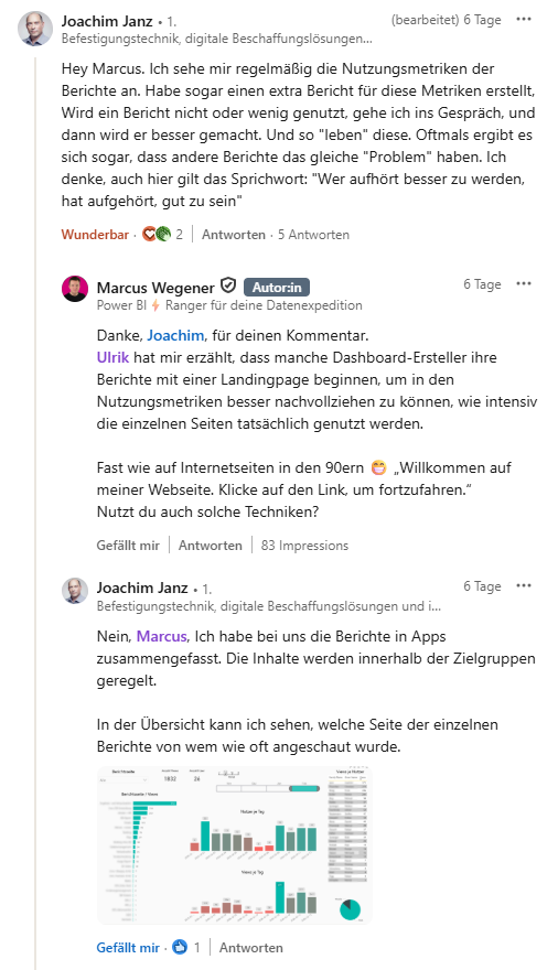 LinkedIn Kommentar Joachim Janz